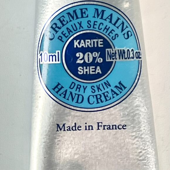 L'Occitane Creme Mains Dry Skin Hand Cream Shea France Travel .3 fl oz 10ml New - Picture 3 of 6